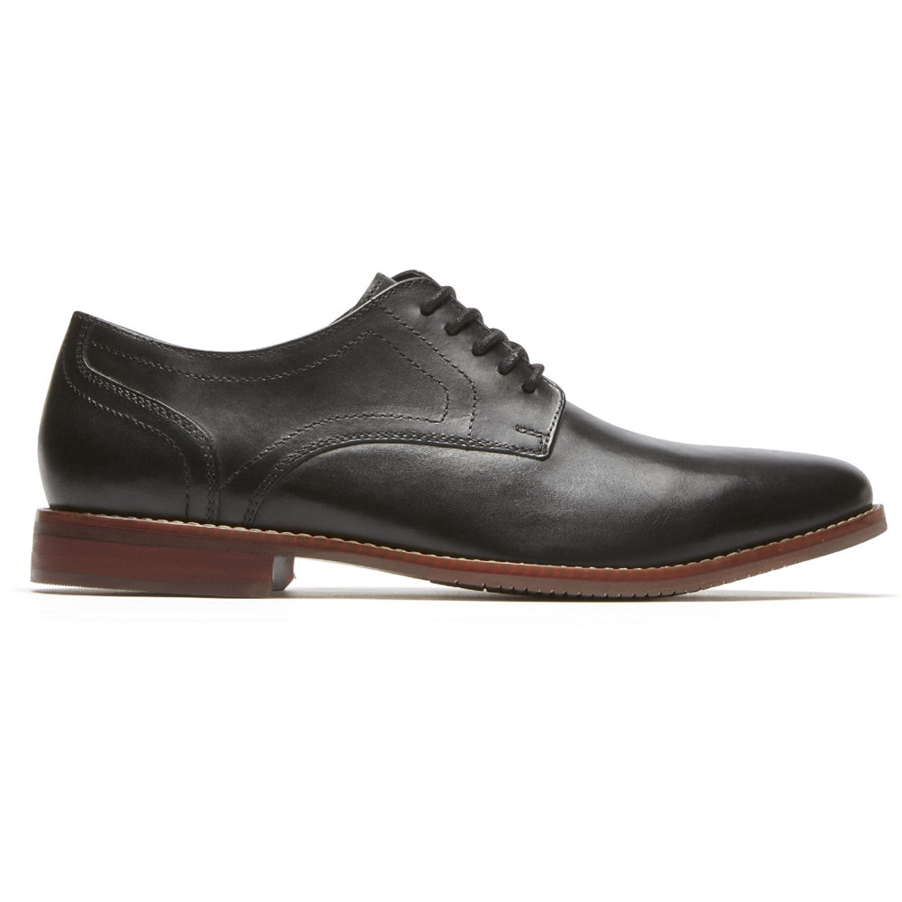 Rockport Oxfords For Mens Black - Style Purpose Plain Toe - PB1428396